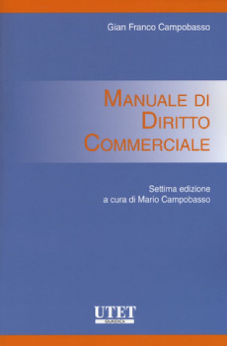 Picture of MANUALE DI DIRITTO COMMERCIALE 7° ED.