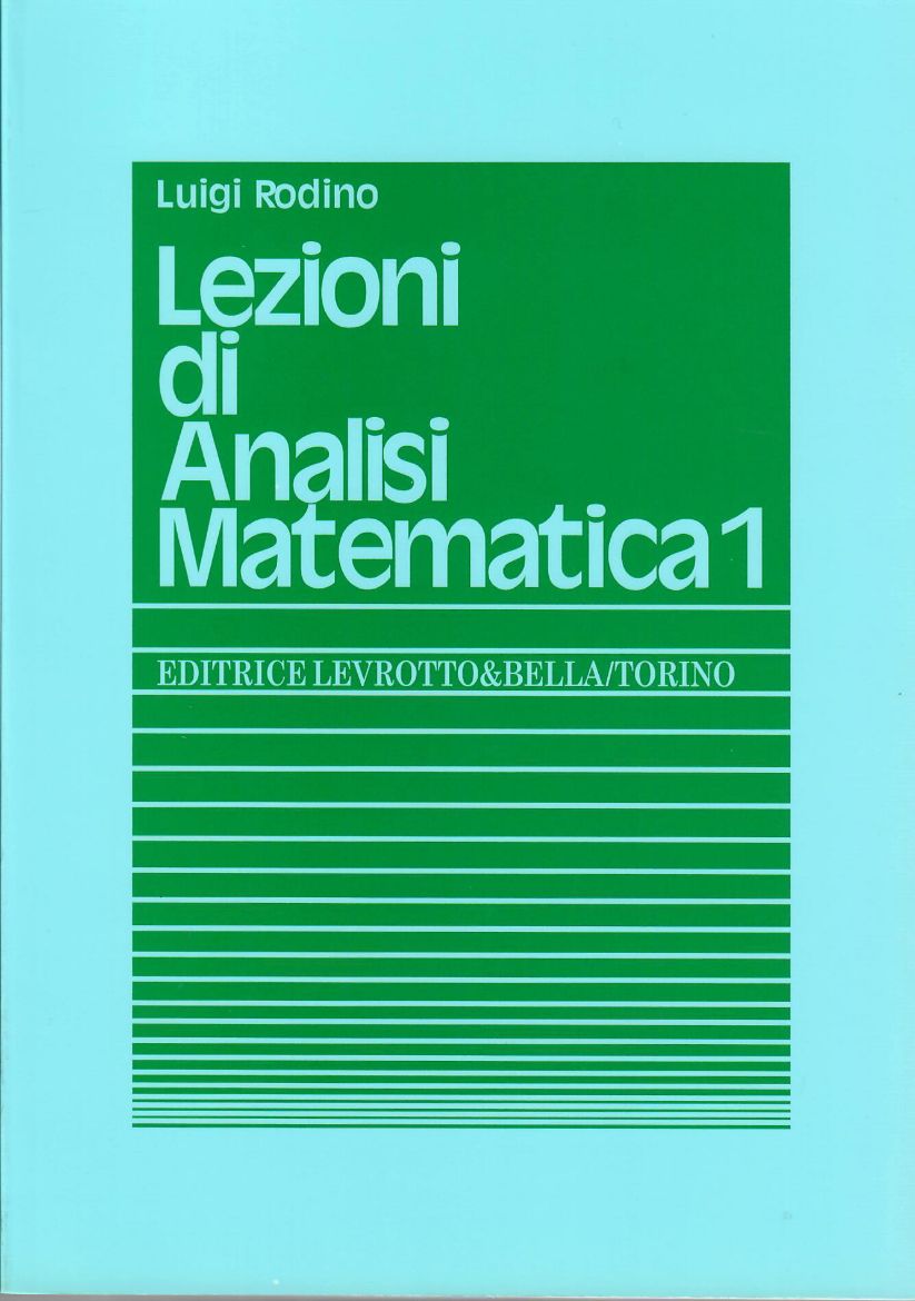 Picture of LEZIONI DI ANALISI MATEMATICA 1