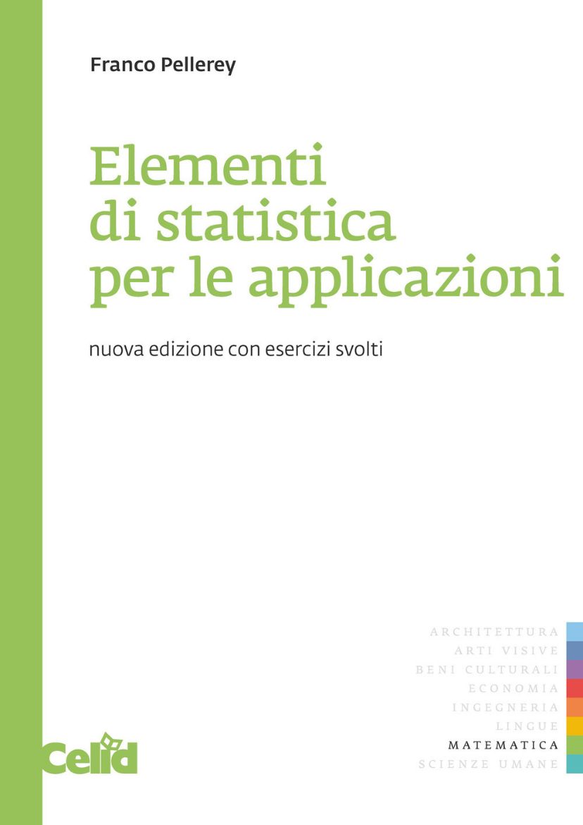 Picture of ELEMENTI DI STATISTICA PER LE APPLICAZIONI 