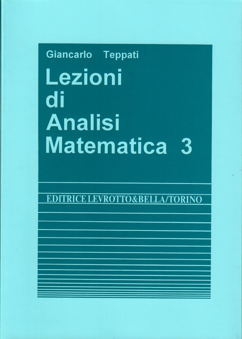 Immagine di LEZIONI DI ANALISI MATEMATICA 3